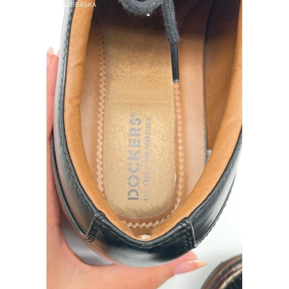 Dockers Black Men's Oxford Size 10 M All Men Made Materials - Size 10‎